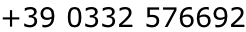 +39 0332 576692